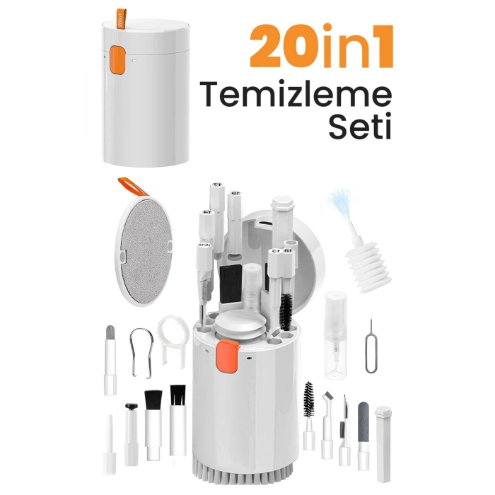 20 In 1 Çok Fonksiyonlu Airpods Telefon Kulaklık Klavye Telefon Elektronik Cihaz Temizleme Kiti