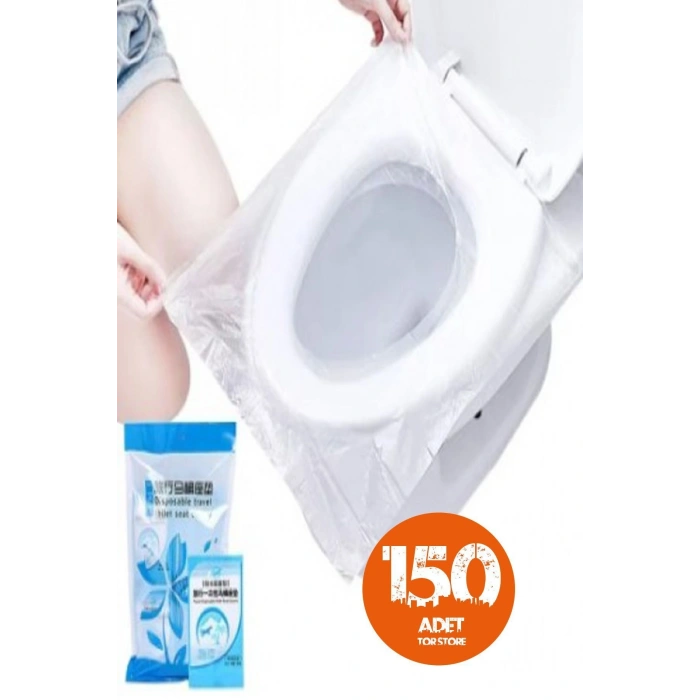 150li Hijyenik Kullan At Klozet Kapağı Poşeti Örtüsü Yaşlı Hasta Çocuk İçin Klozet Poşeti