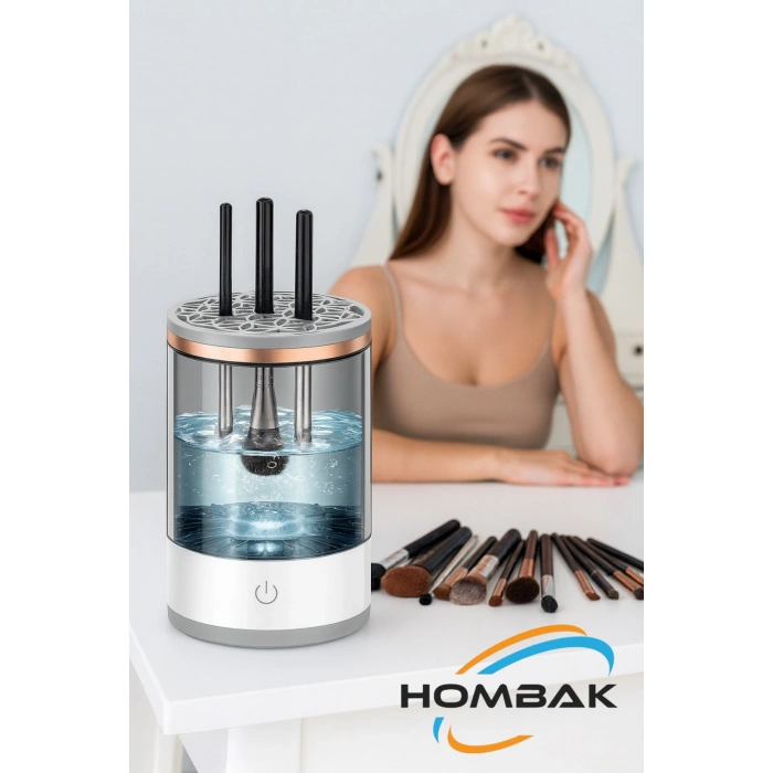 Otomatik Makyaj Fırçası Temizleme Cihazı