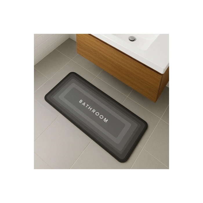 Su Emici Banyo Paspası Kaymaz Tabanlı Su Emici Yapı 40x120m Uzun