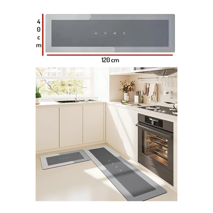 Su Emici Banyo Paspası Kaymaz Tabanlı Su Emici Yapı 40x120m Uzun