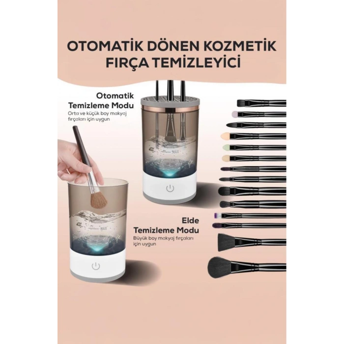 Otomatik Makyaj Fırçası Temizleme Makinesi