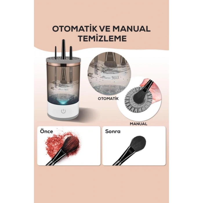 Otomatik Makyaj Fırçası Temizleme Makinesi
