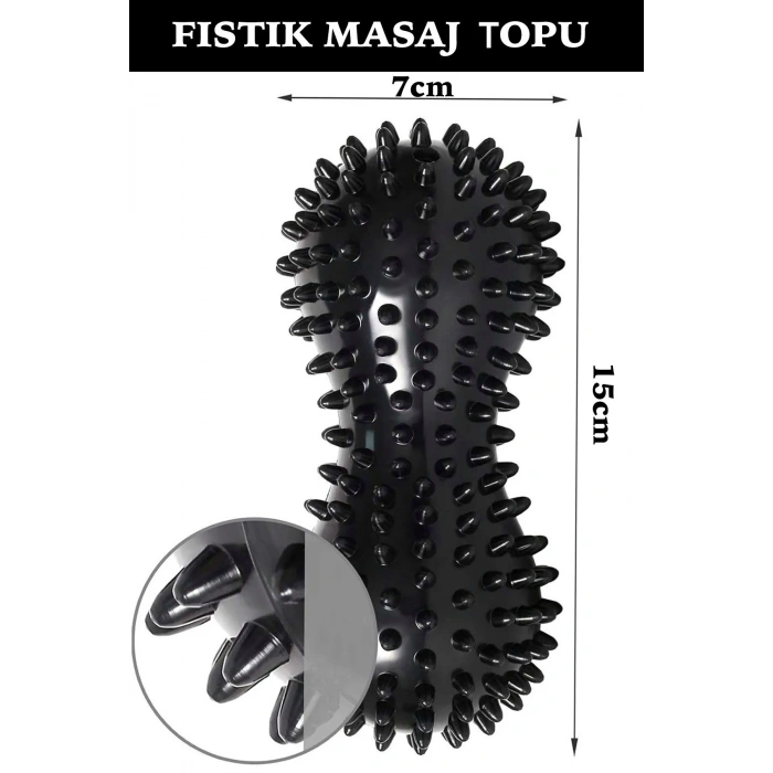 Egzersiz Topuk Dikenli Masaj Egzersiz Topu Ayak Sırt Topuk Masajı Duyu Topu Kas Çalıştırma