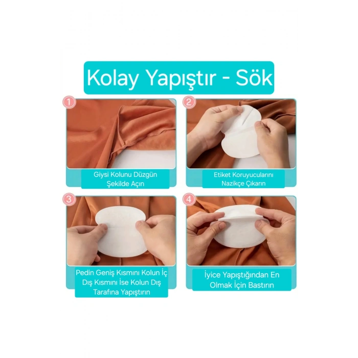 10lu, Paket Halinde Koltukaltı Ter Önleme Pedi