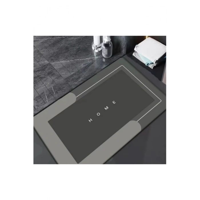 Home Sihirli Su Emici Banyo Paspası Kaymaz Tabanlı Abdest Paspası 3 Mm 38x58