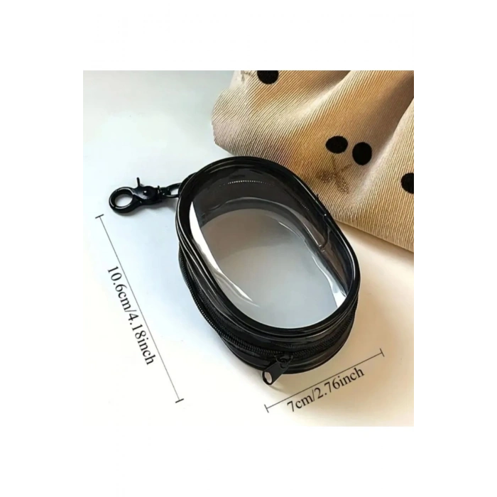 Şarj aleti düzenleyici şarj aleti kulaklık taşıma çantası mini şeffaf çanta