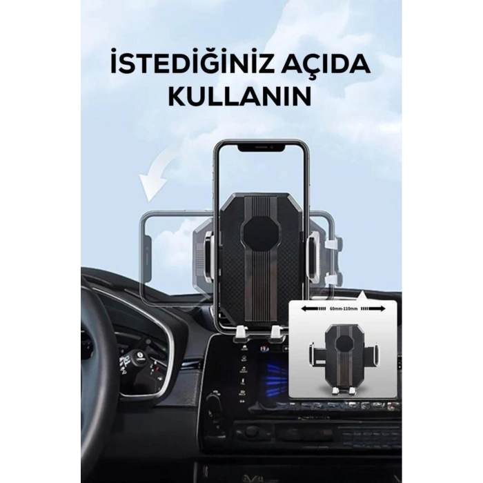 360° Döner Yüzey Vakumlu Telefon Tutucu