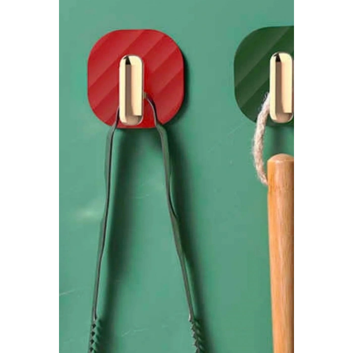 4 Adet Keninden Yapışkanlı Çok Amaçlı Retro Askı  Dolap Kapak  Kulpu