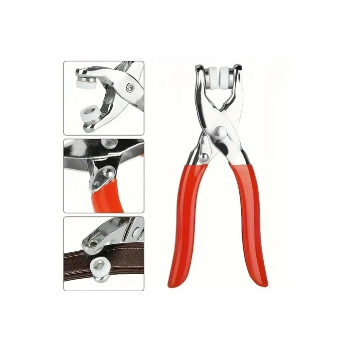 Metal 200 pcs Çıtçıt ve Pense Seti Makinesi Bebek Elbise Çıtçıt Montaj Seti