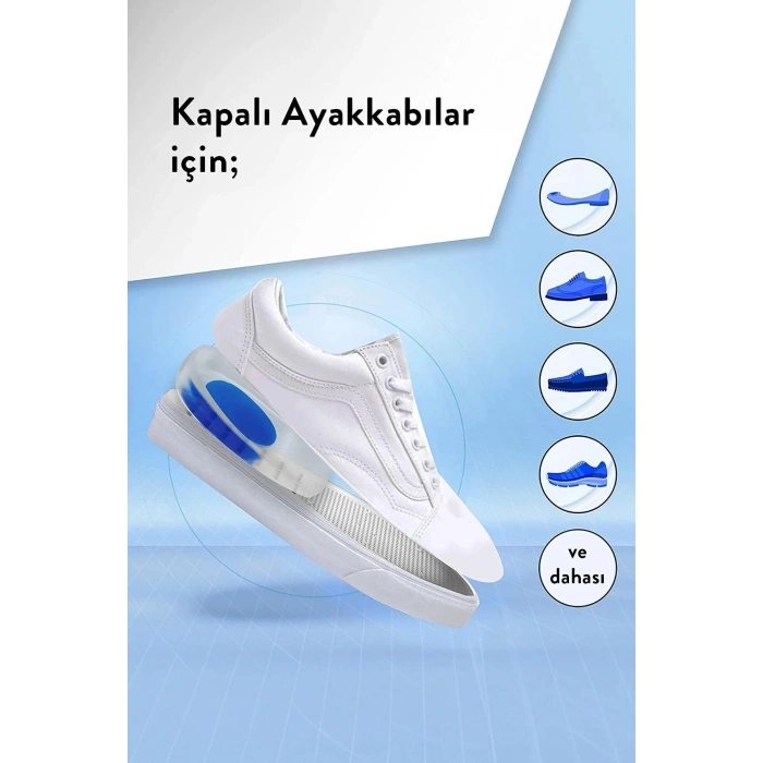 Topuk Dikeni Giderici Ayakkabı Altlığı Silikon Altlık Silikon Taban Kadın Erkek 2 Adet