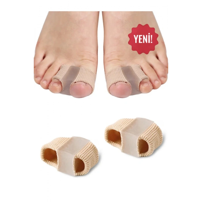Ayak Baş Parmak Kemik Eğriliği Düzeltici Halluks Valgus Parmak Koruyucu Silikon Gece Gündüz Aparat L