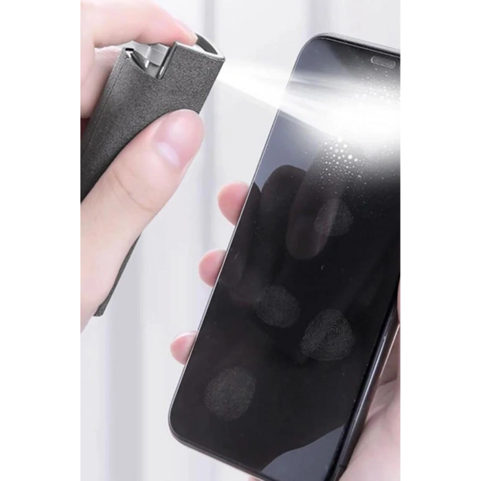 Telefon Ekran Temizleyici Sprey Şişe Ve Bez Tablet Bilgisayar Televizyon Toz Alma Set