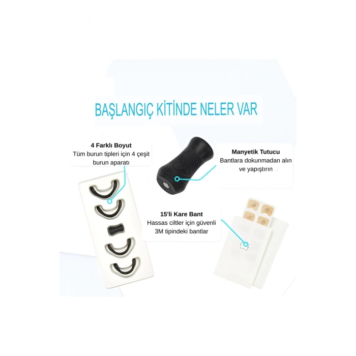 Horlama Önleyici Manyetik, Mıknatıslı Burun Bandı - Premier Nasal Dilator