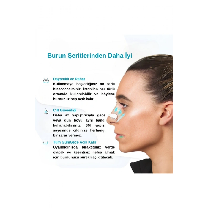 Horlama Önleyici Manyetik, Mıknatıslı Burun Bandı - Premier Nasal Dilator