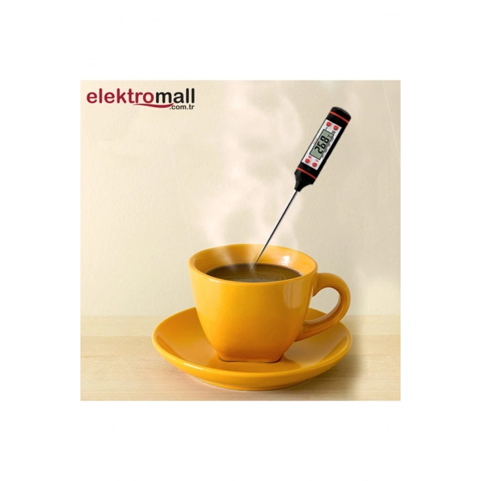 Dijital Mutfak - Siyah Gıda Termometresi Sıcaklık Ölçer Tp101