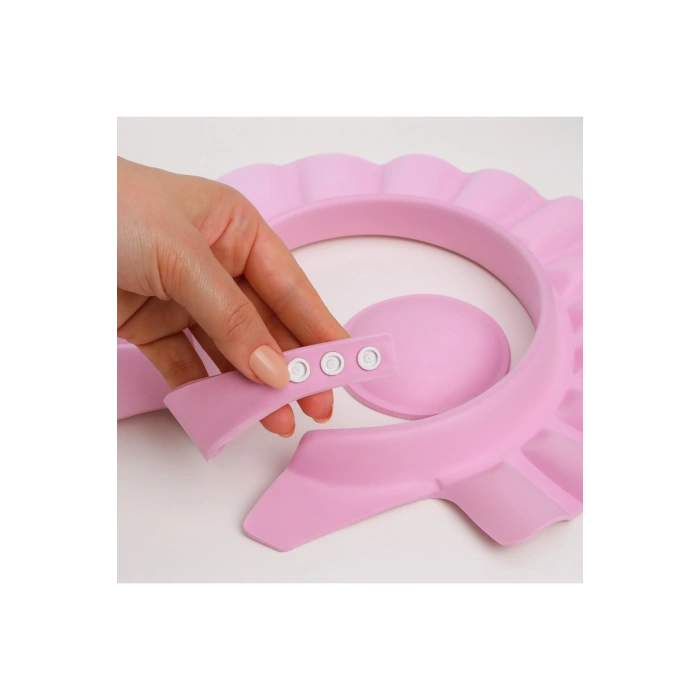 Ayarlanabilir Bebek Banyo Şapkası 1 adet pembe duş şapka bebek şampuan