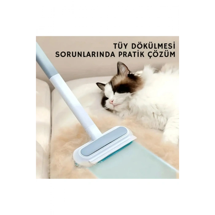 4ü 1 Arada Tüy Toplayıcı Kedi Köpek Tüy Temizleyici Fırça Çok Fonksiyonlu Koltuk Halı Tüy Alıcı