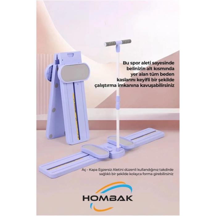 Bacak Güçlendirme Egzersiz Aleti Vücut Sıkılaştırma Kayak Makinesi Kardiyo Pilates Yoga Fitness