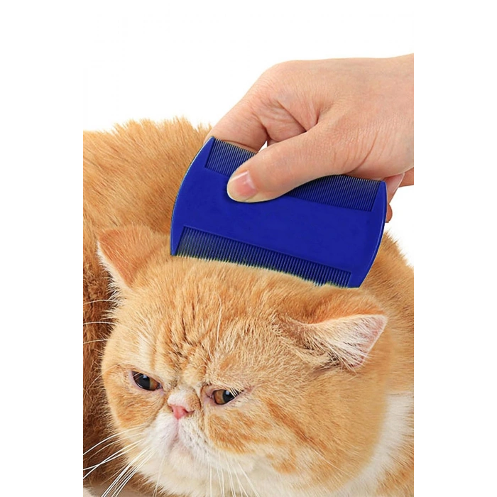 Bit Tarağı Seti Kedi Pire Tasması Evcil Hayvan Bakım Seti Bit Tokası Kedi Köpek Traş Makinesi