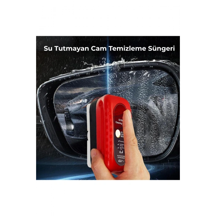 Su Bırakmayan Araç Camı Temizleme Süngeri