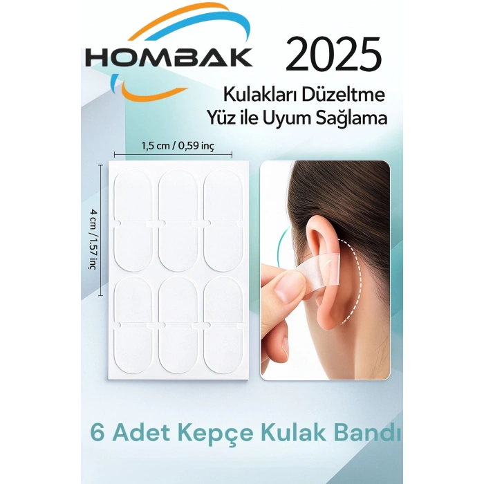 Görünmez Kepçe Kulak Kapatıcı Bant – 6’lı Kepçe Kulak Düzeltme Bandı