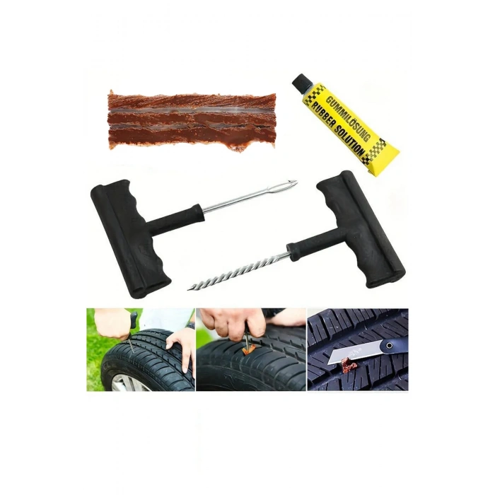 Lastik Tamir Kiti Fitil Atma Seti Araç Lastik Fitili Araç Motosiklet Tamir Seti