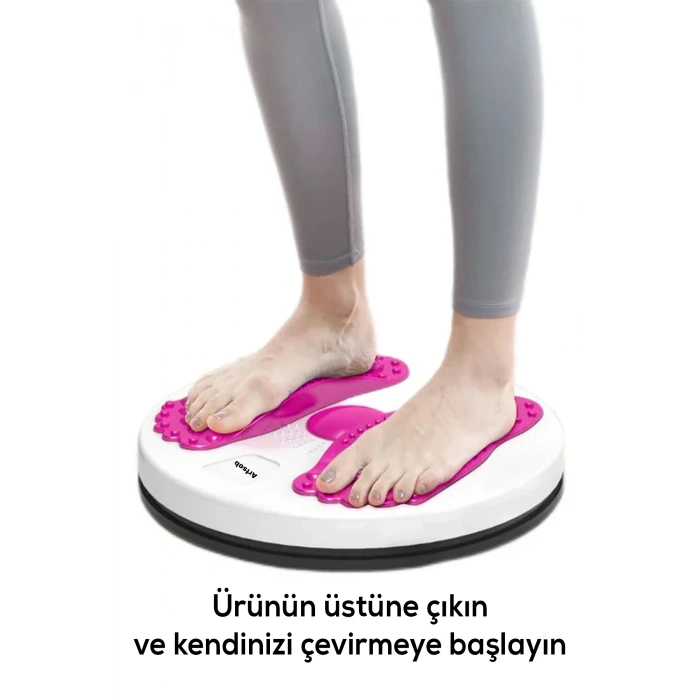 Twister Spor Aleti Bel ve Karın Sıkılaştırıcı, Masaj Etkili Egzersiz Disk