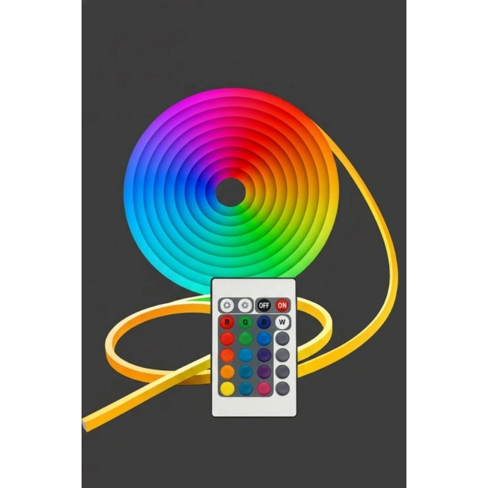 ® 3 Metre Neon LED Işık – Esnek Dekoratif Ortam ve Oda Aydınlatması