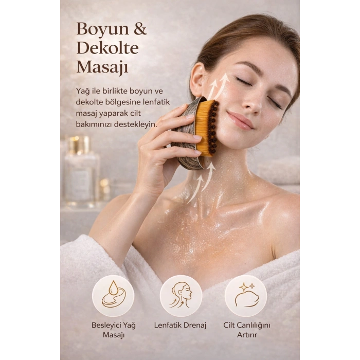 Premium Yüz Gerdirme Fırçası – Lenfatik Masaj ve Cilt Sıkılaştırıcı Etki