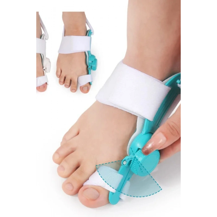 Halluks Valgus Gece Ateli Ayarlı Ayak Baş Parmak Kemik Düzeltici Başparmak Eğriliği Düzeltme