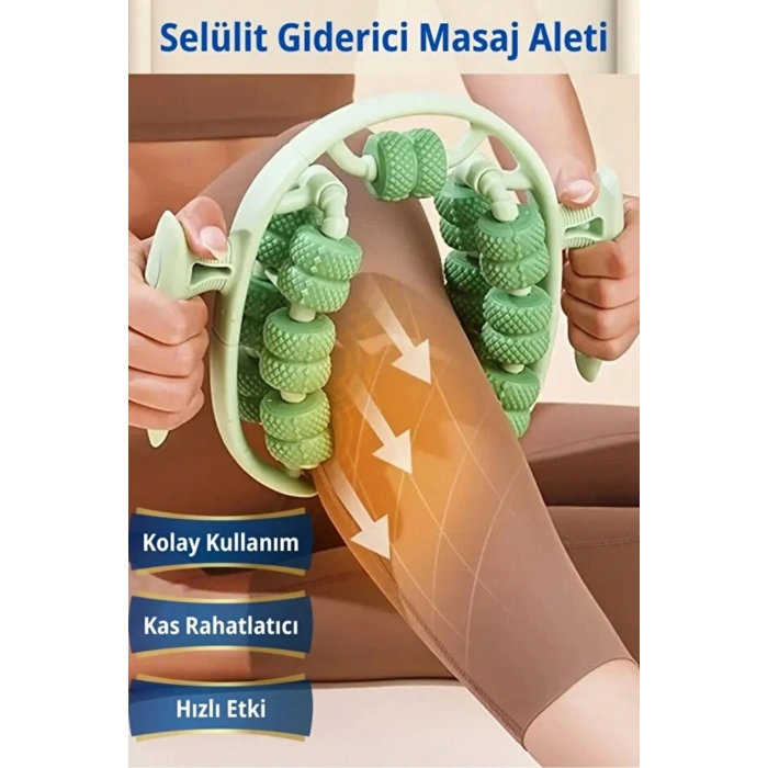 SELÜLİT BACAK KOL BOYUN MANUEL MASAJ ALETİ SİYAH RENK