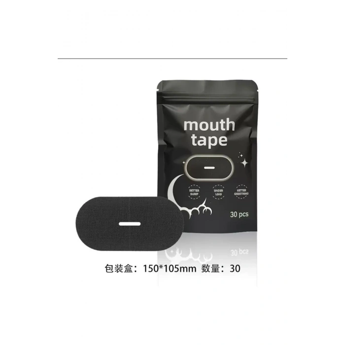 Horlama Önleyici Ağız Bandı 30 Adet, Premium Ağız Kapama Bandı (MOUTH TAPE), Ağız Uyku Bandı
