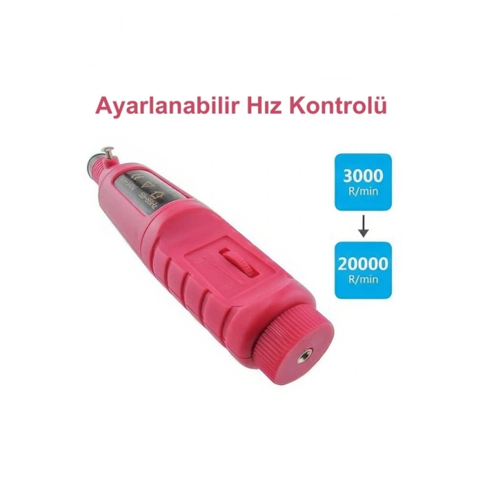 Elektrikli 12v Tırnak Törpü Seti Manikür Pedikür Protez Tırnak Ayak Nasır Ve Tırnak Mantar Makinesi