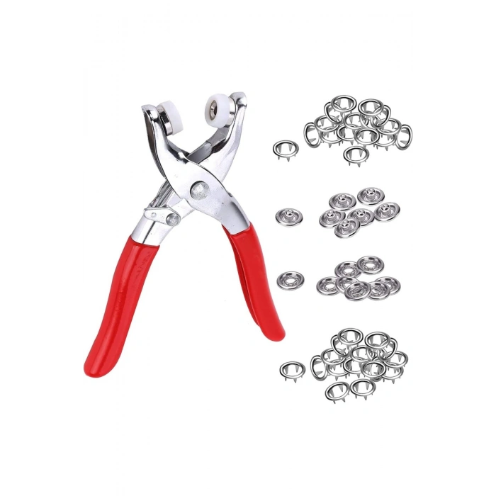 Metal Çıtçıt Pensesi ve Düğme Seti