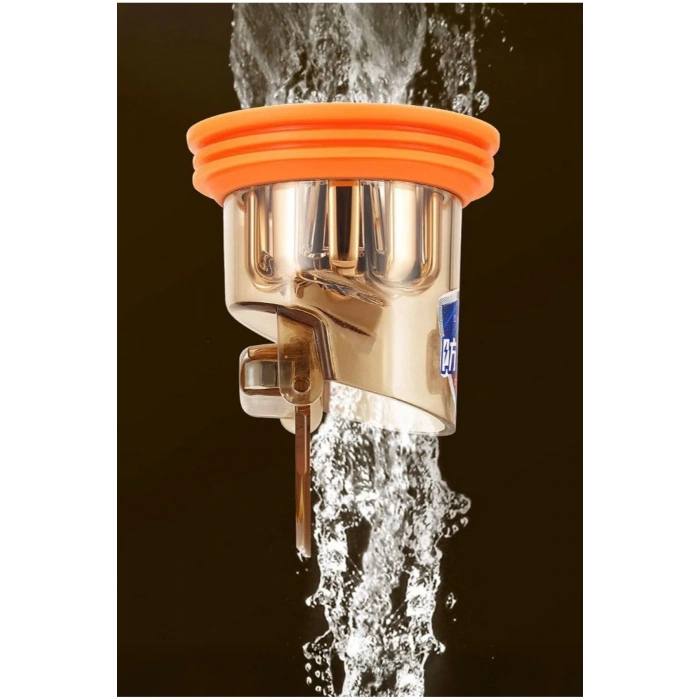 Koku Önleyici Çekvalfli Lavabo Banyo Gider Adaptörü Geri Akış ve Haşere Engelleyici