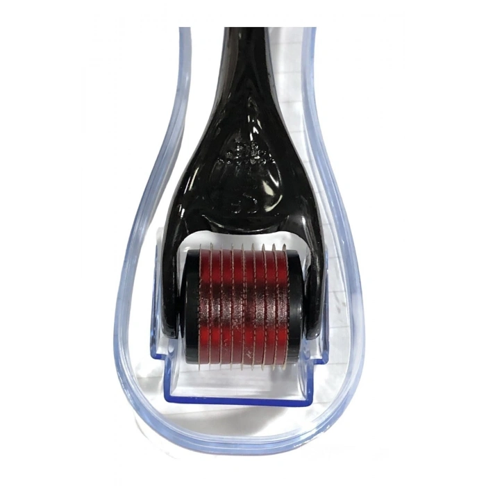 0.50mm Drs Derma Roller Masaj Aleti 540 Iğneli Mavi Su Serum Tarağı Saç, Yüz, Vücut