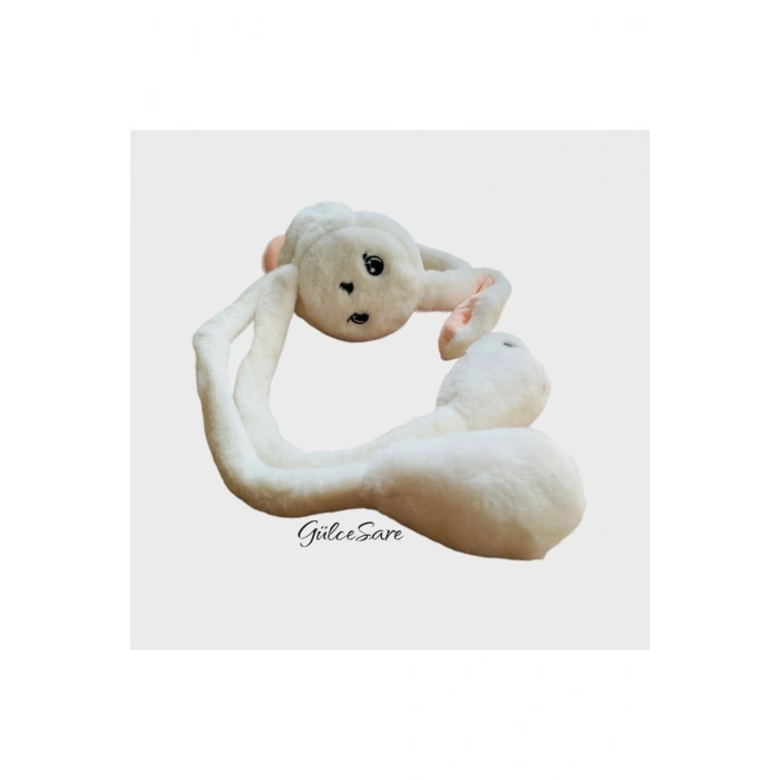 Peluş Tavşan Kulaklıklı Hareketli Yumuşak Kulaklık