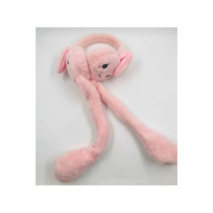 Peluş kulaklık Hareketli Tavşan Model Kulak Koruyucu Peluş