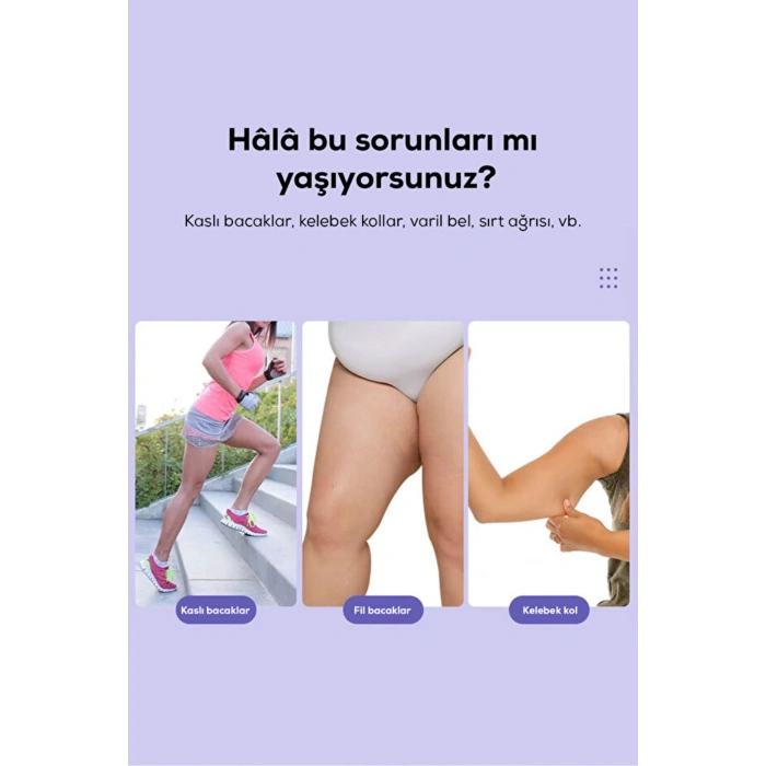 360° Sıkılaştırıcı Selülit Karşıtı Masaj Aleti- Bacak Kol Karın Masaj Cihazı- Kas Gevşetici