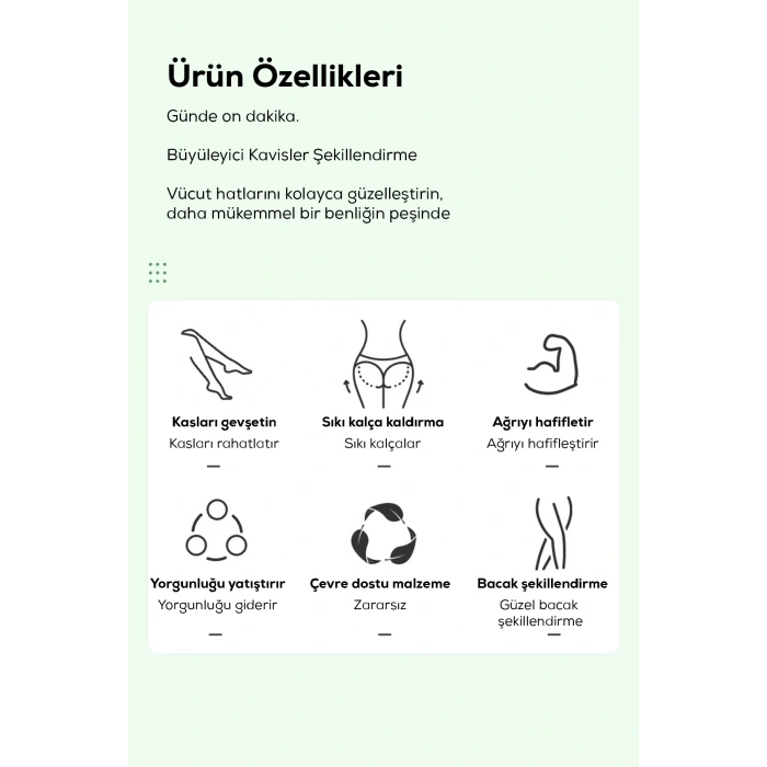 360° Sıkılaştırıcı Selülit Karşıtı Masaj Aleti- Bacak Kol Karın Masaj Cihazı- Kas Gevşetici