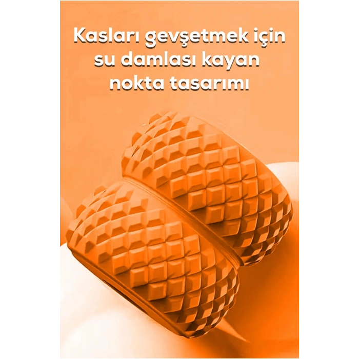 13 Tekerlekli Sıkılaştırıcı Selülit Karşıtı Kas Gevşetici Masaj Aleti Lenf Drenaj Rulosu