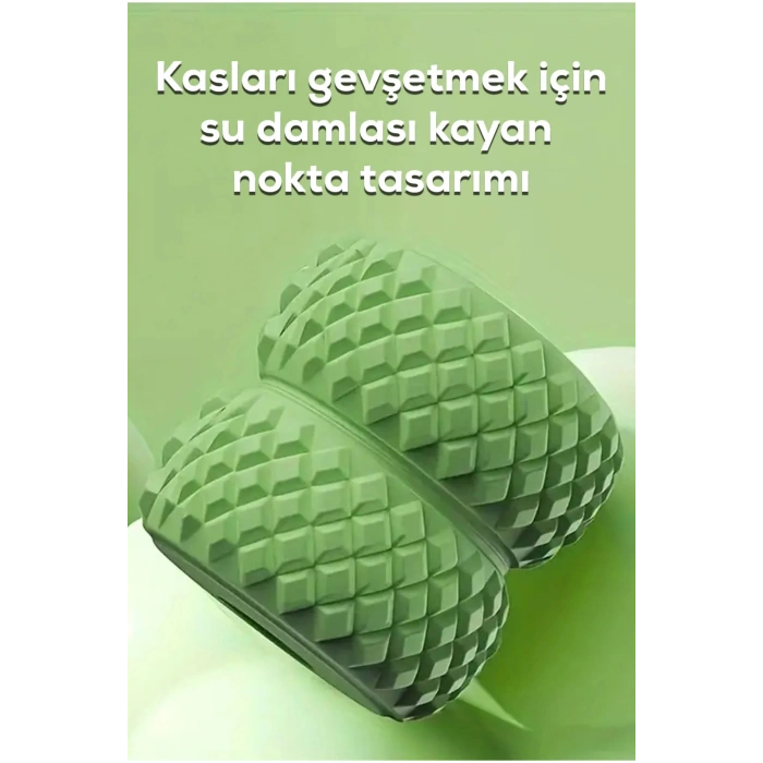 13 Tekerlekli Sıkılaştırıcı Selülit Karşıtı Kas Gevşetici Masaj Aleti Lenf Drenaj Rulosu