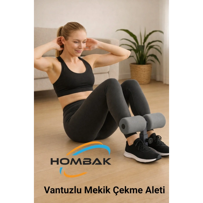 Vantuzlu Mekik Çekme Aleti – Ayak Destekli Ev Egzersiz Aparatı