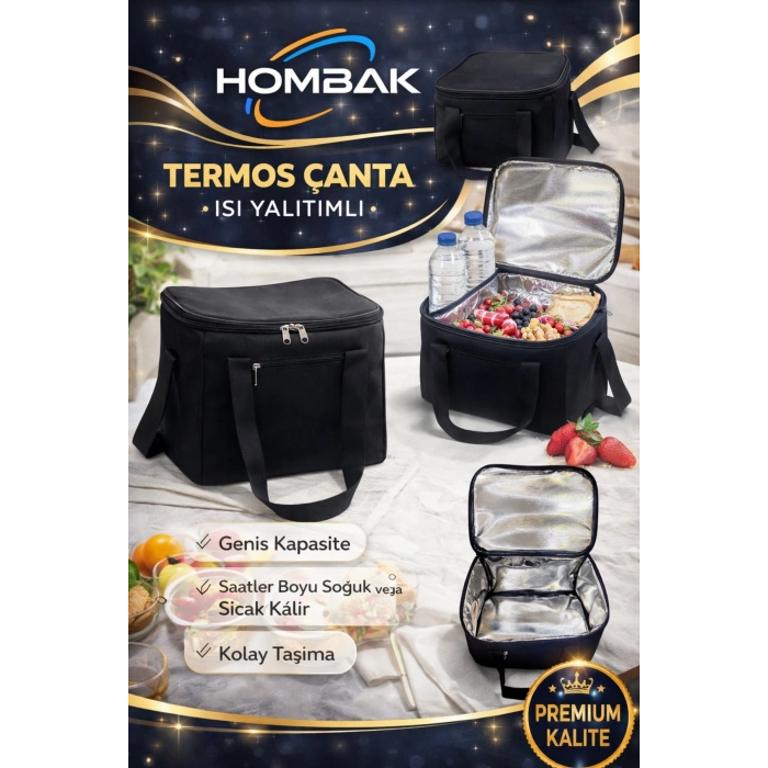 40 Litre Termos Çanta – Isı Yalıtımlı Soğuk/Sıcak Tutucu Piknik & Kamp Buzluk Çantası Aile Boyu