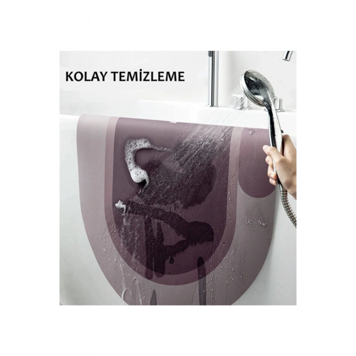 Özel Sihirli Su Emici Banyo Paspası Kaymaz Tabanlı Abdest Paspası 3,5 Mm 40x60