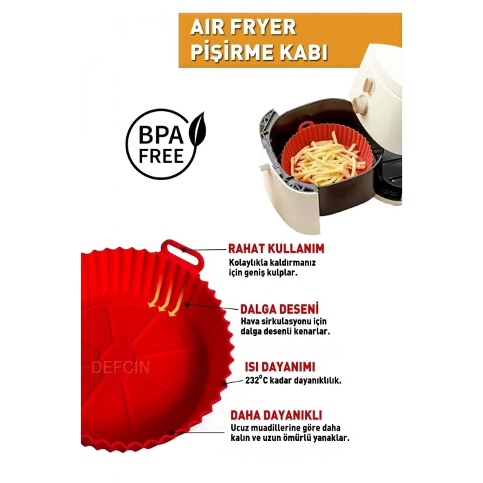 5li Xxl Airfryer Mega Seti Pişirme Silikonları Izgara Teli Sprey Yağlık Yağdanlık Şiş Aksesuar