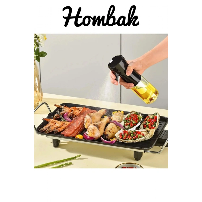 2 adet Siyah Sprey Cam Yağlık Yağdanlık Airfryer Fritöz Yağ Püskürtücü Fısfıs 250 ml