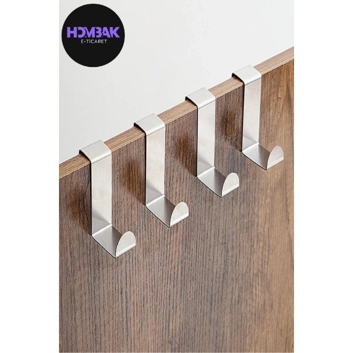 4lü Bornoz Askılığı Kapı Arkası Mutfak Banyo Askılığı Havlu Askılığı Dolap Düzenleyici