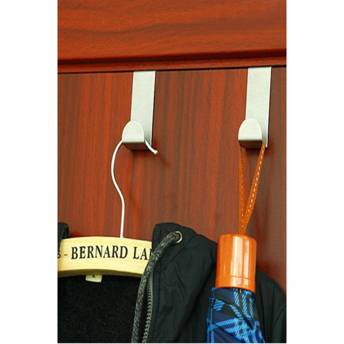 4lü Bornoz Askılığı Kapı Arkası Mutfak Banyo Askılığı Havlu Askılığı Dolap Düzenleyici
